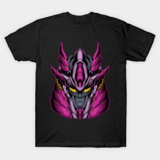 samurai robot helmet T-Shirt